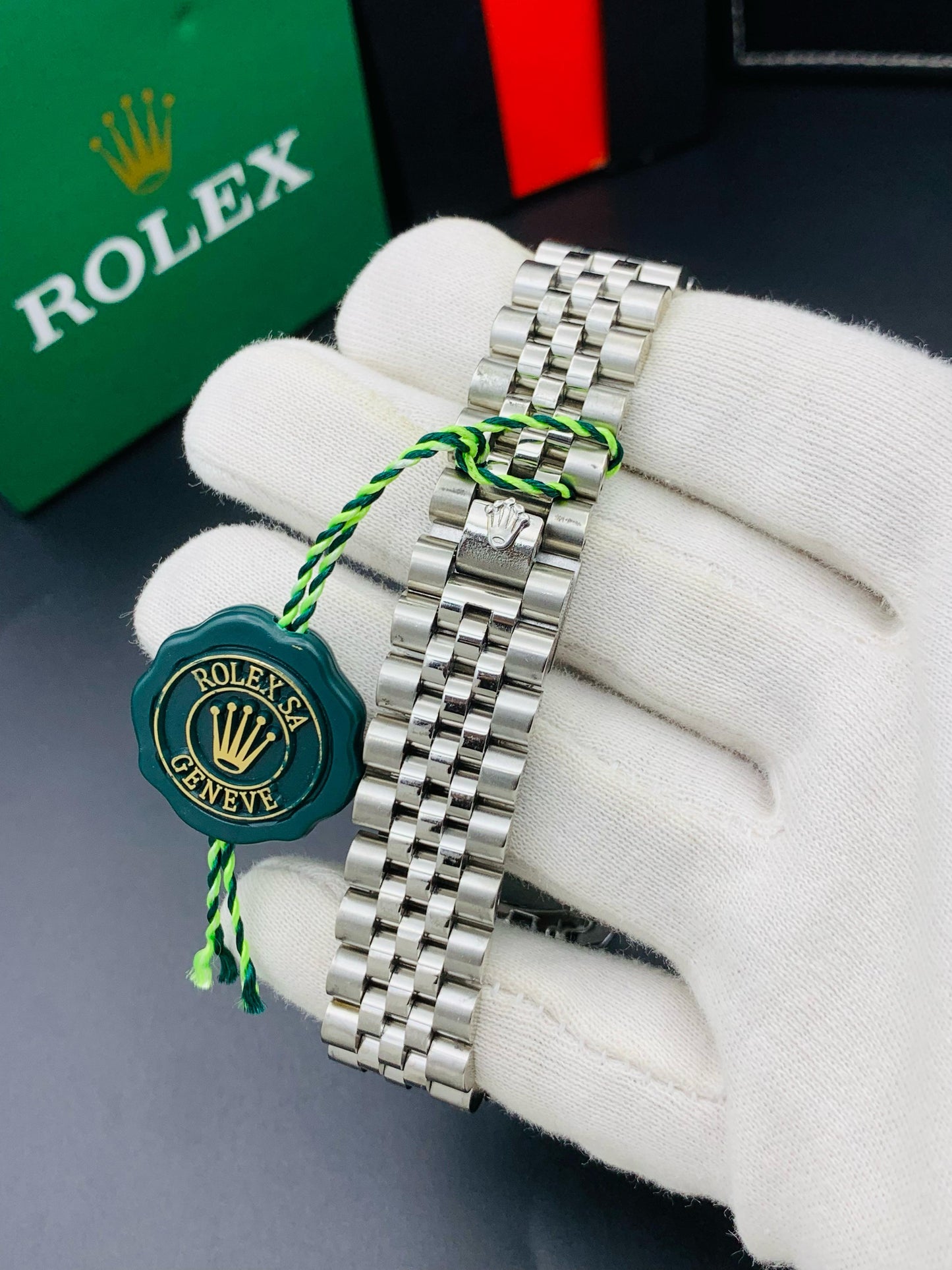 ROLEX SOLID STEEL CHAIN
