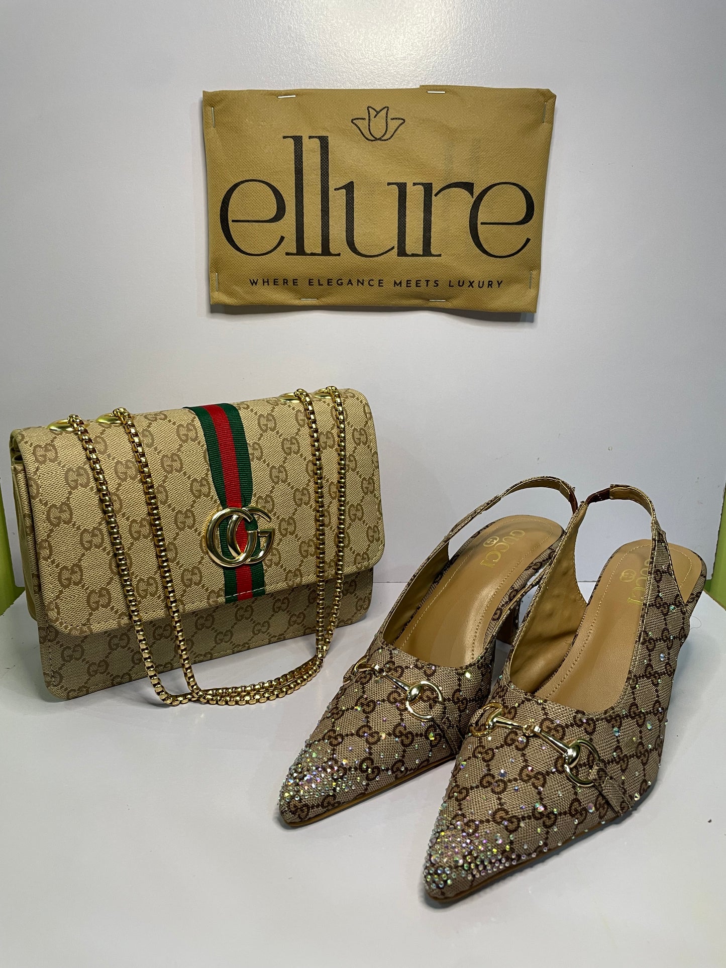 G.Ç Heels & Bag Combo
