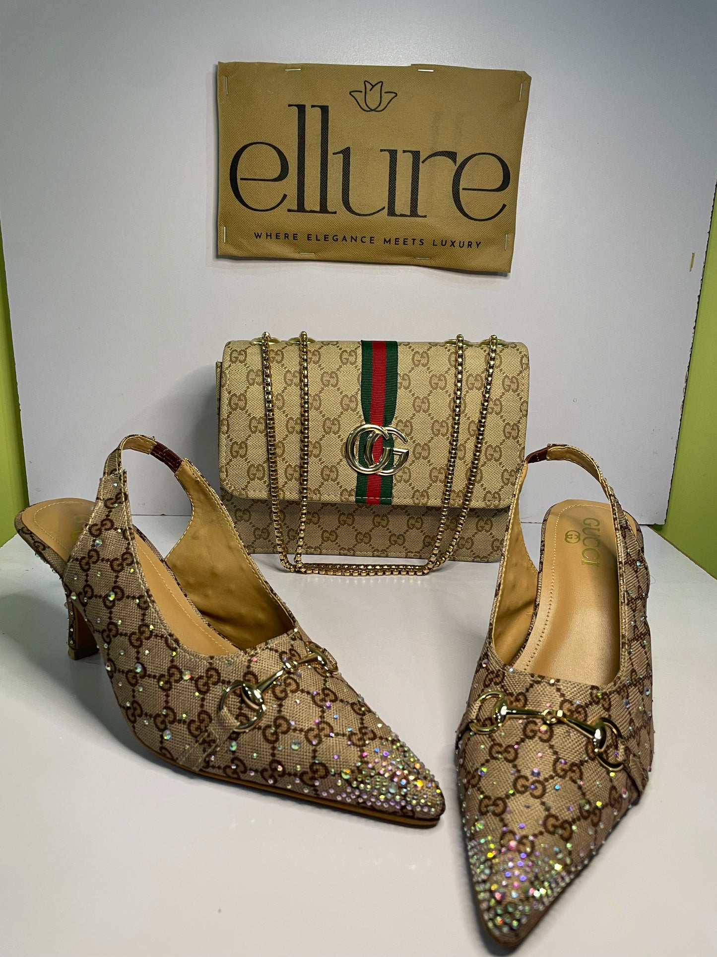 G.Ç Heels & Bag Combo