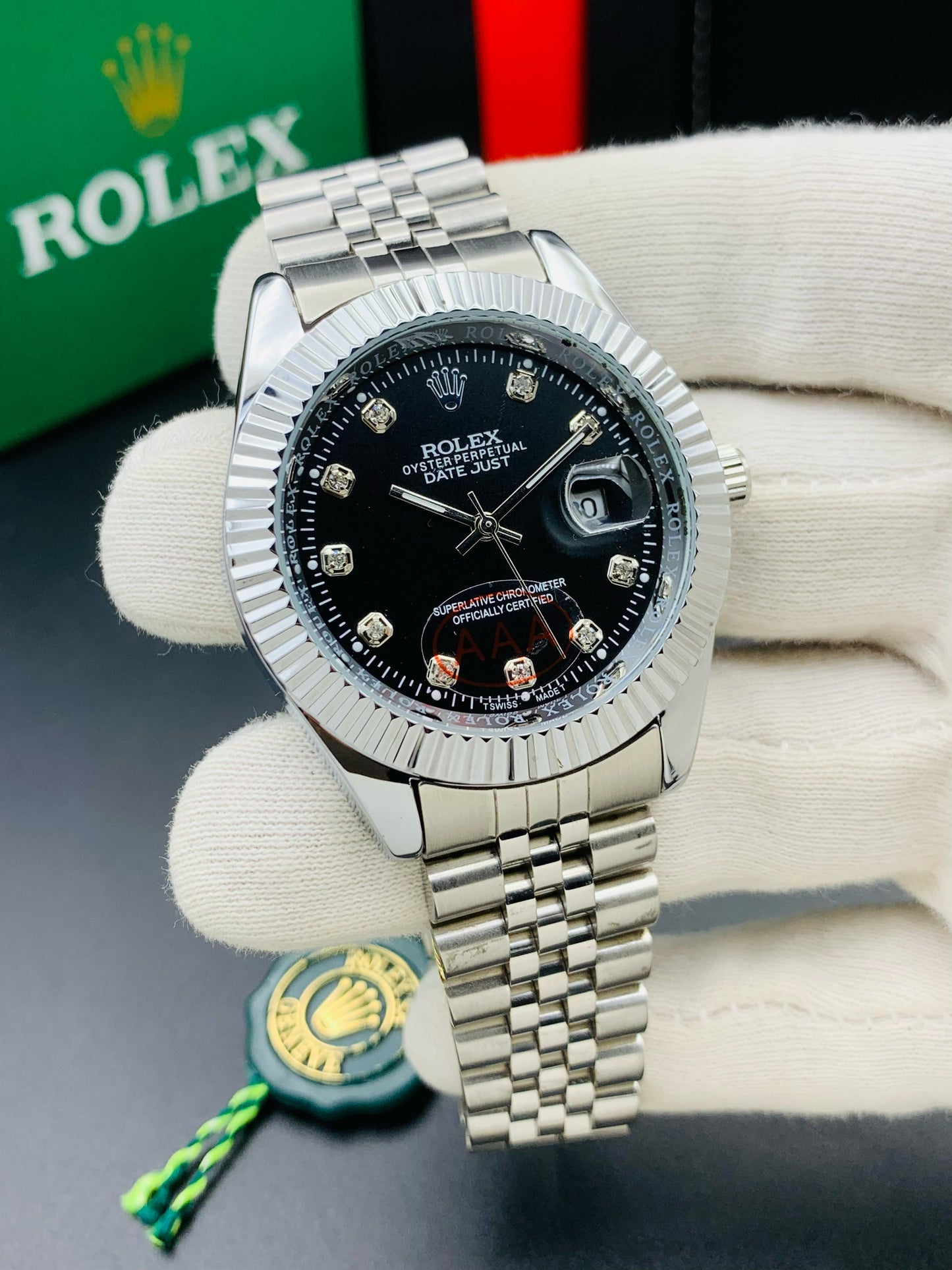 ROLEX SOLID STEEL CHAIN