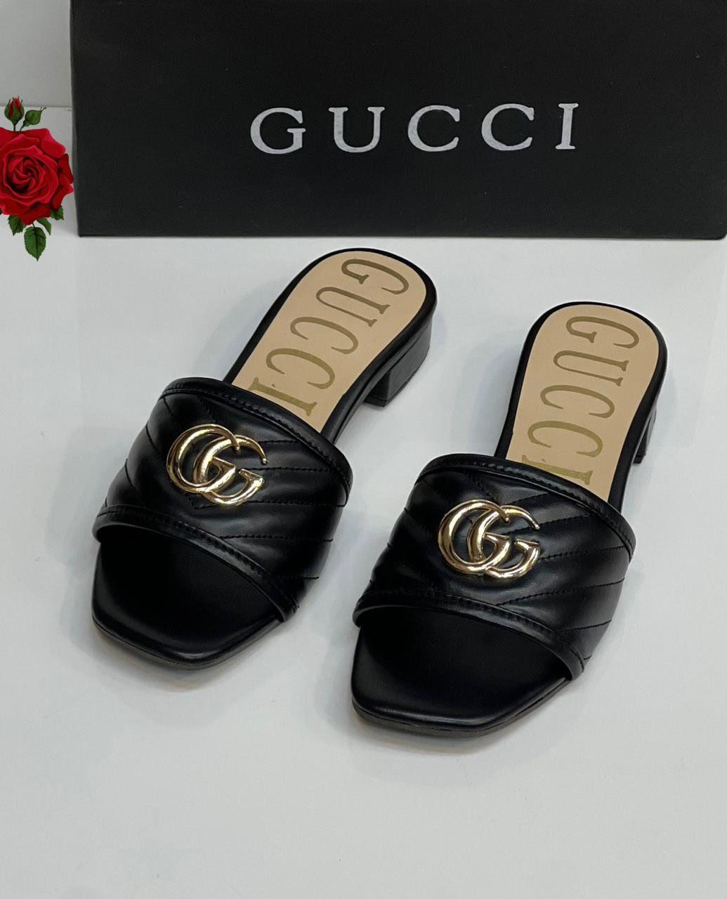Bianca Leather Slide