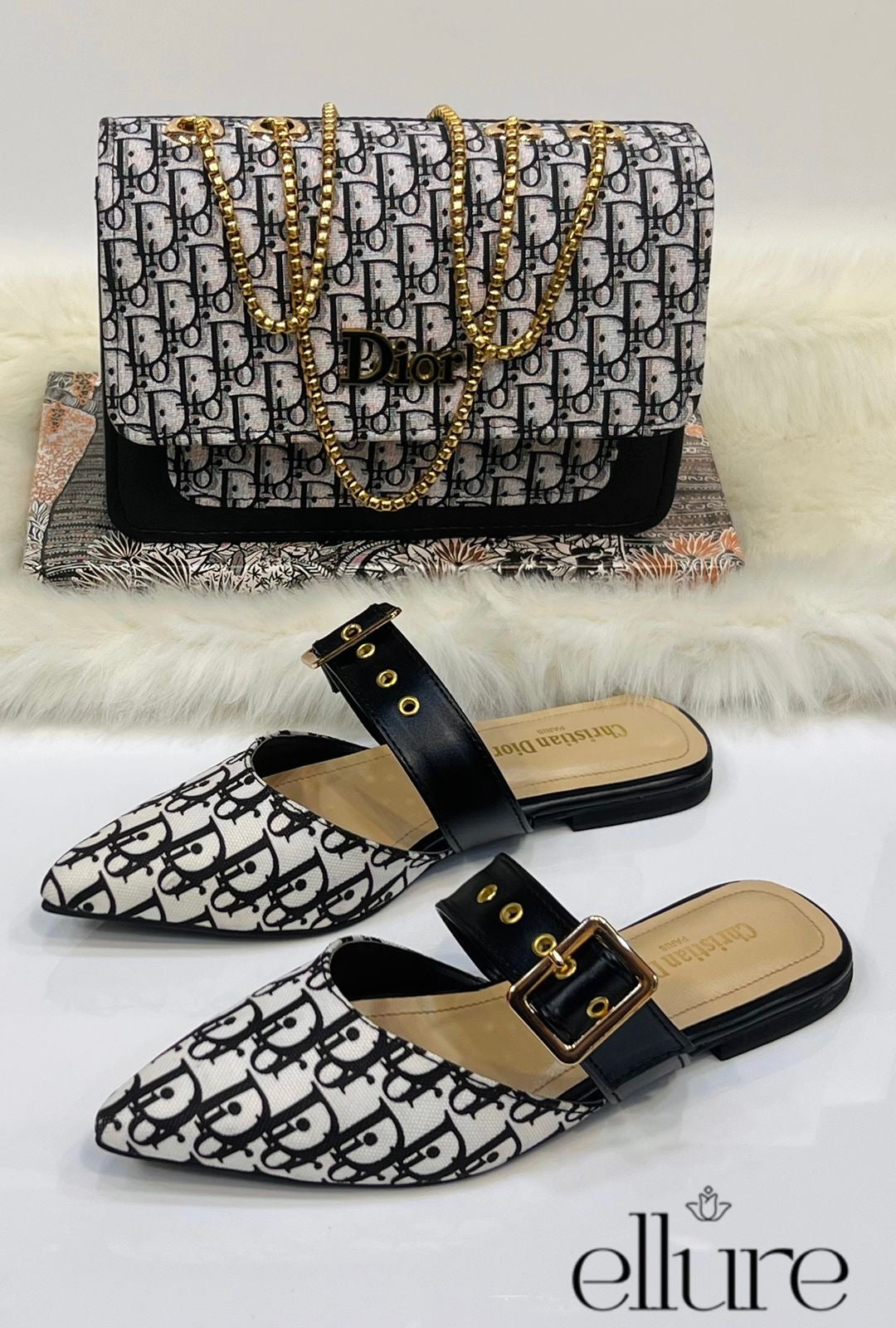Dior Pumps & Bag Combo Set