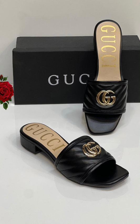 Bianca Leather Slide