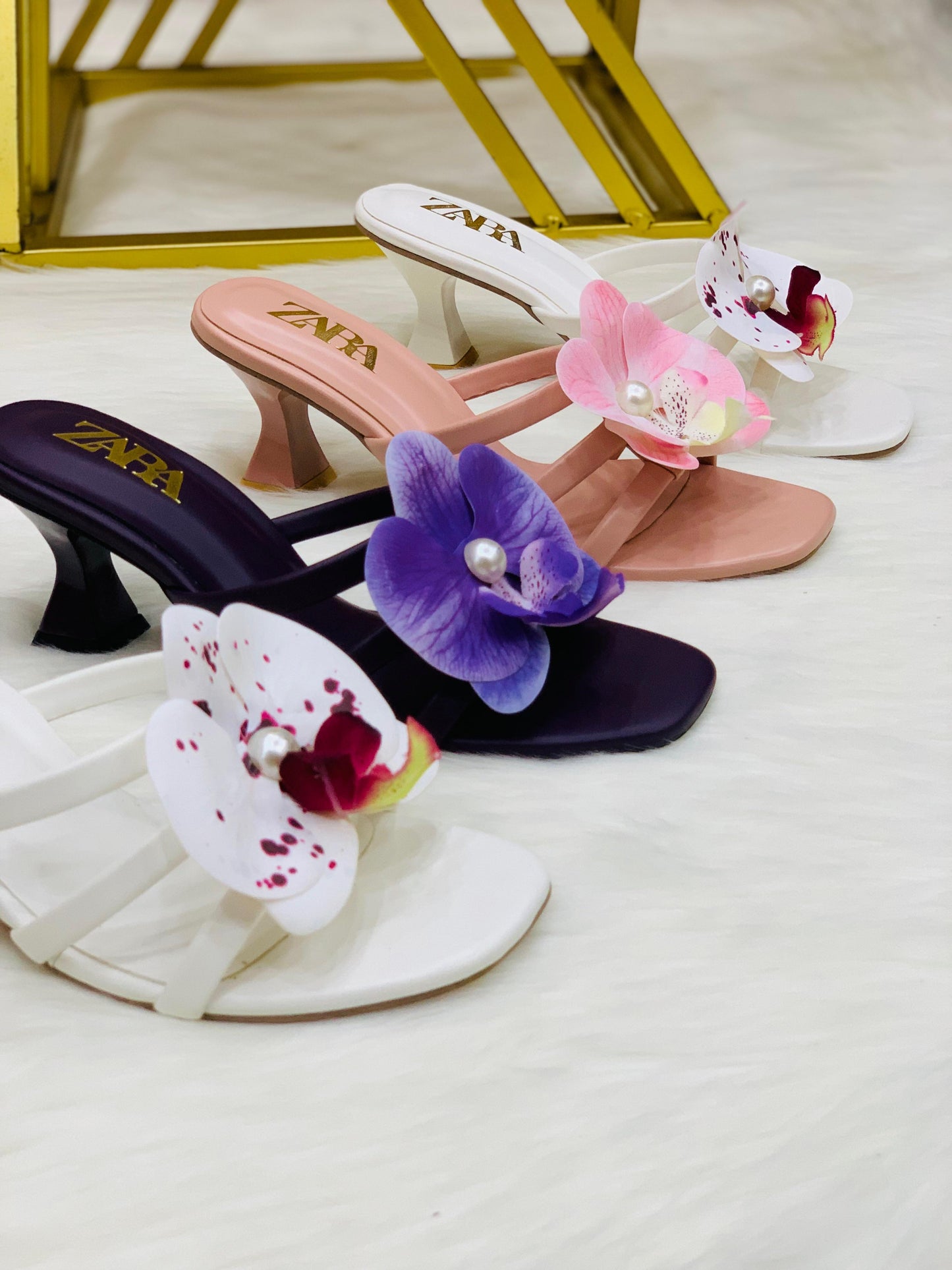 Zara Flower Heel