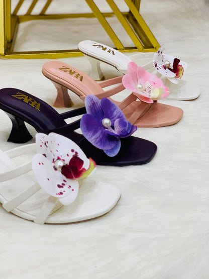 Zara Flower Heel