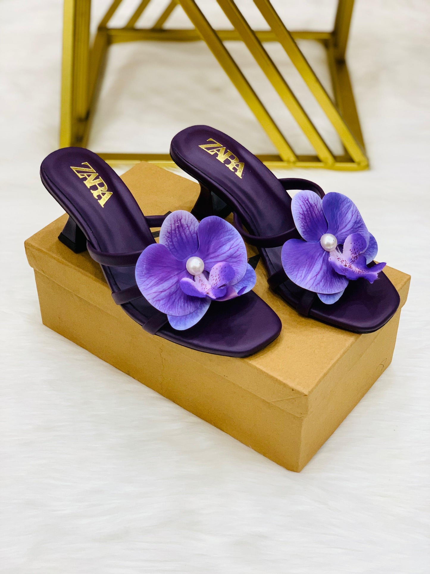 Zara Flower Heel