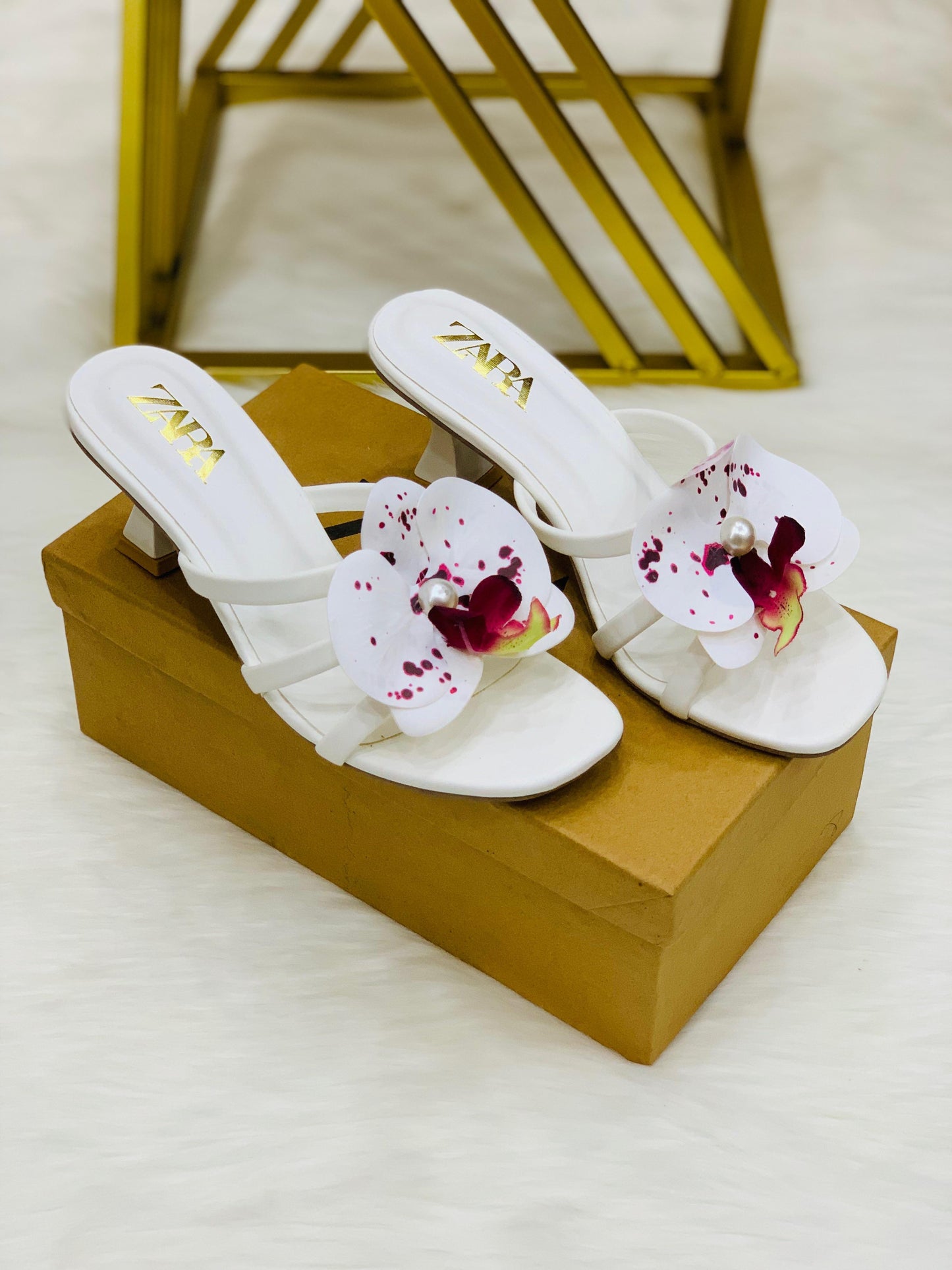 Zara Flower Heel
