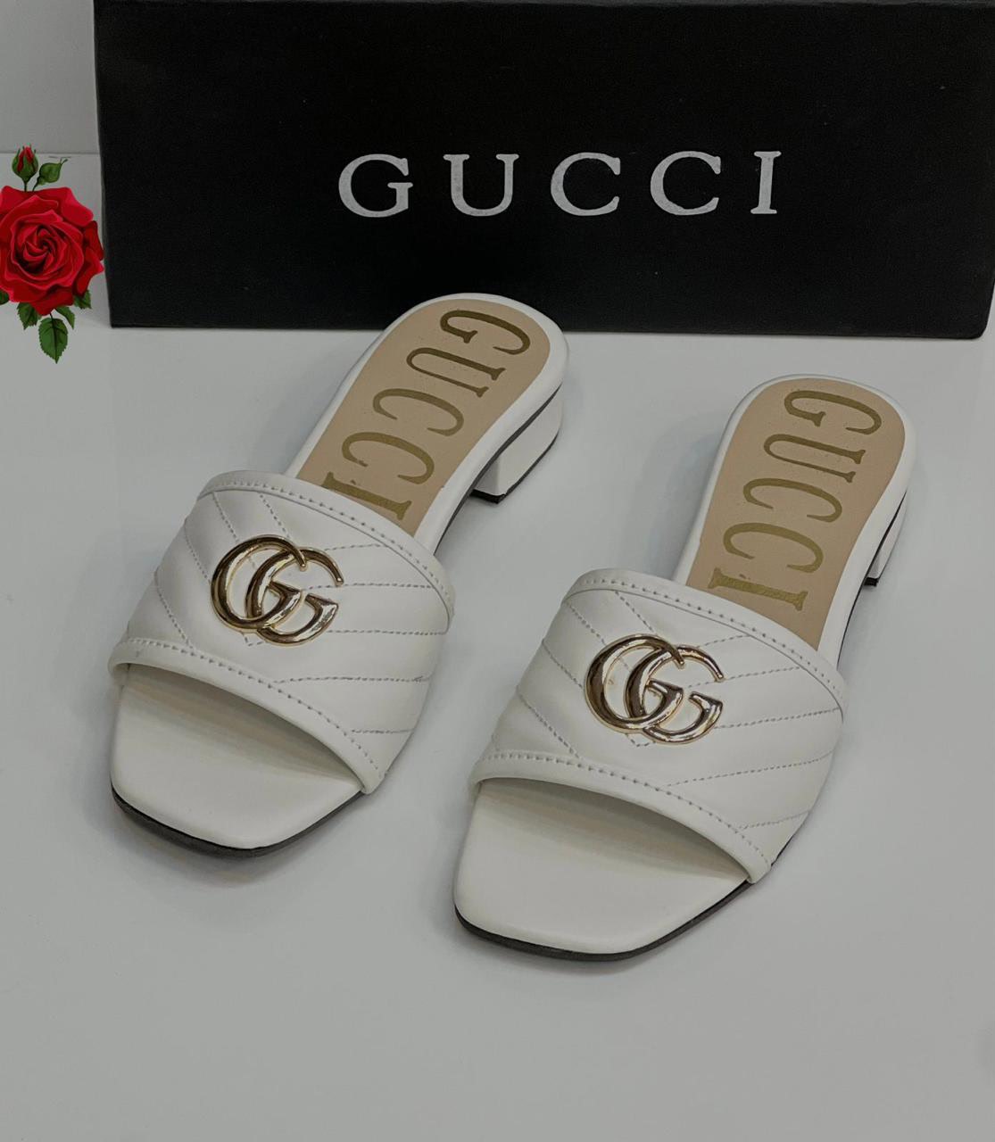 Bianca Leather Slide