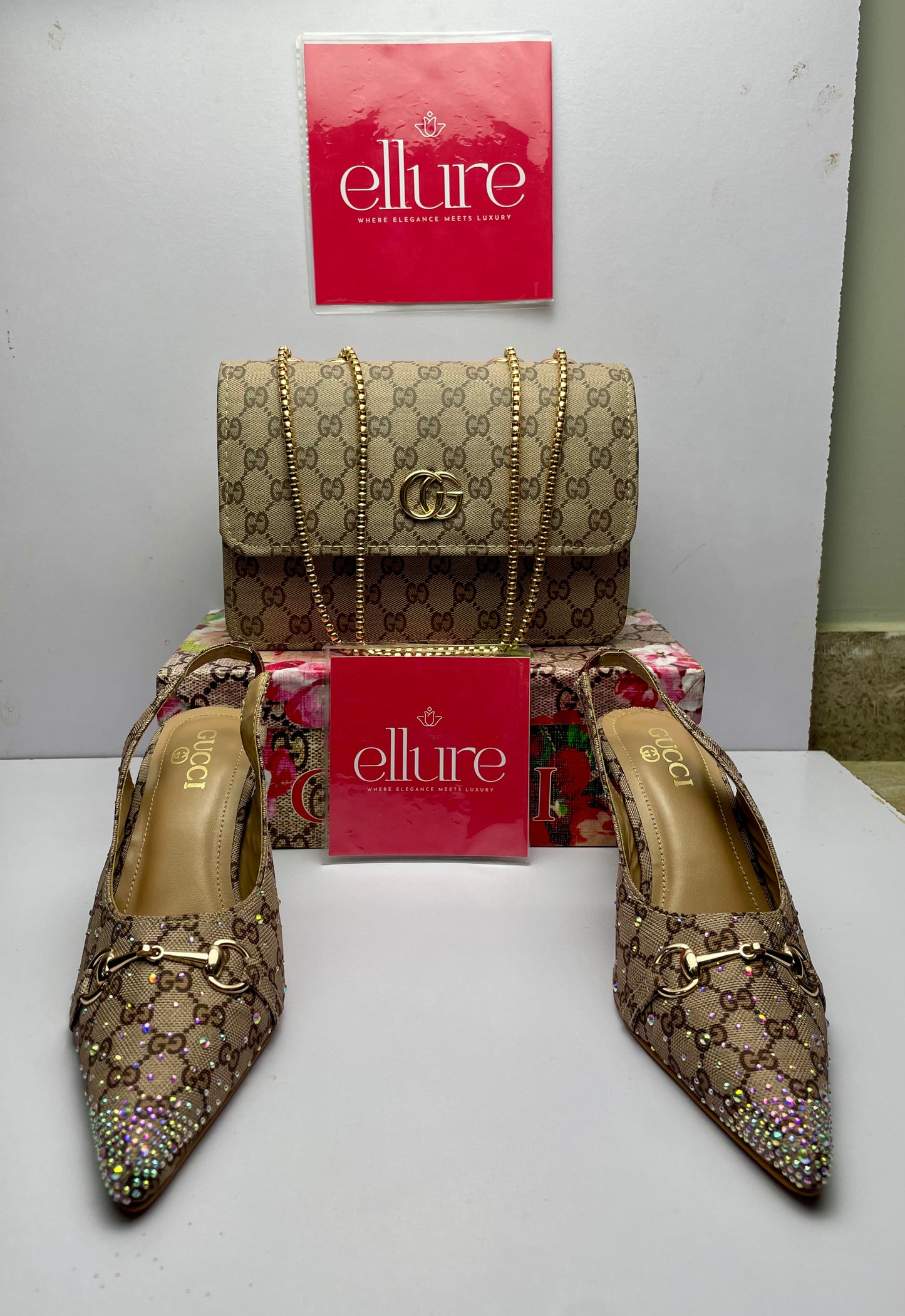 G.Ç Heels & Bag Combo