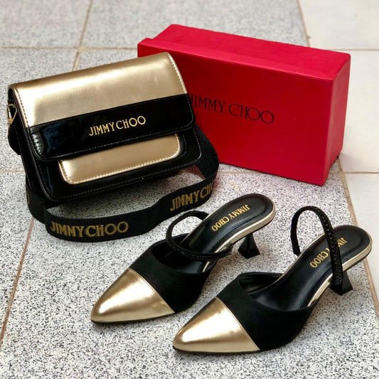 Jimmy Choo Heel & Bag Set