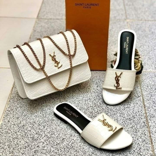 YSL Slipper & bag Set