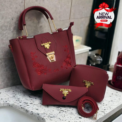 Prada 3 Pcs Shoulder Bag