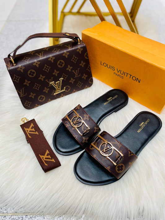 Handle Bag & Slipper Combo