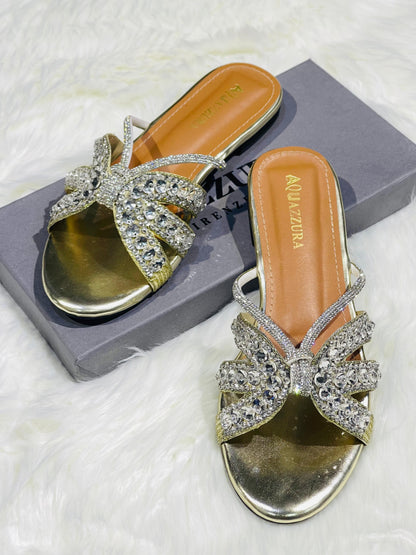 Aquazzura Embroidered Flats EL018