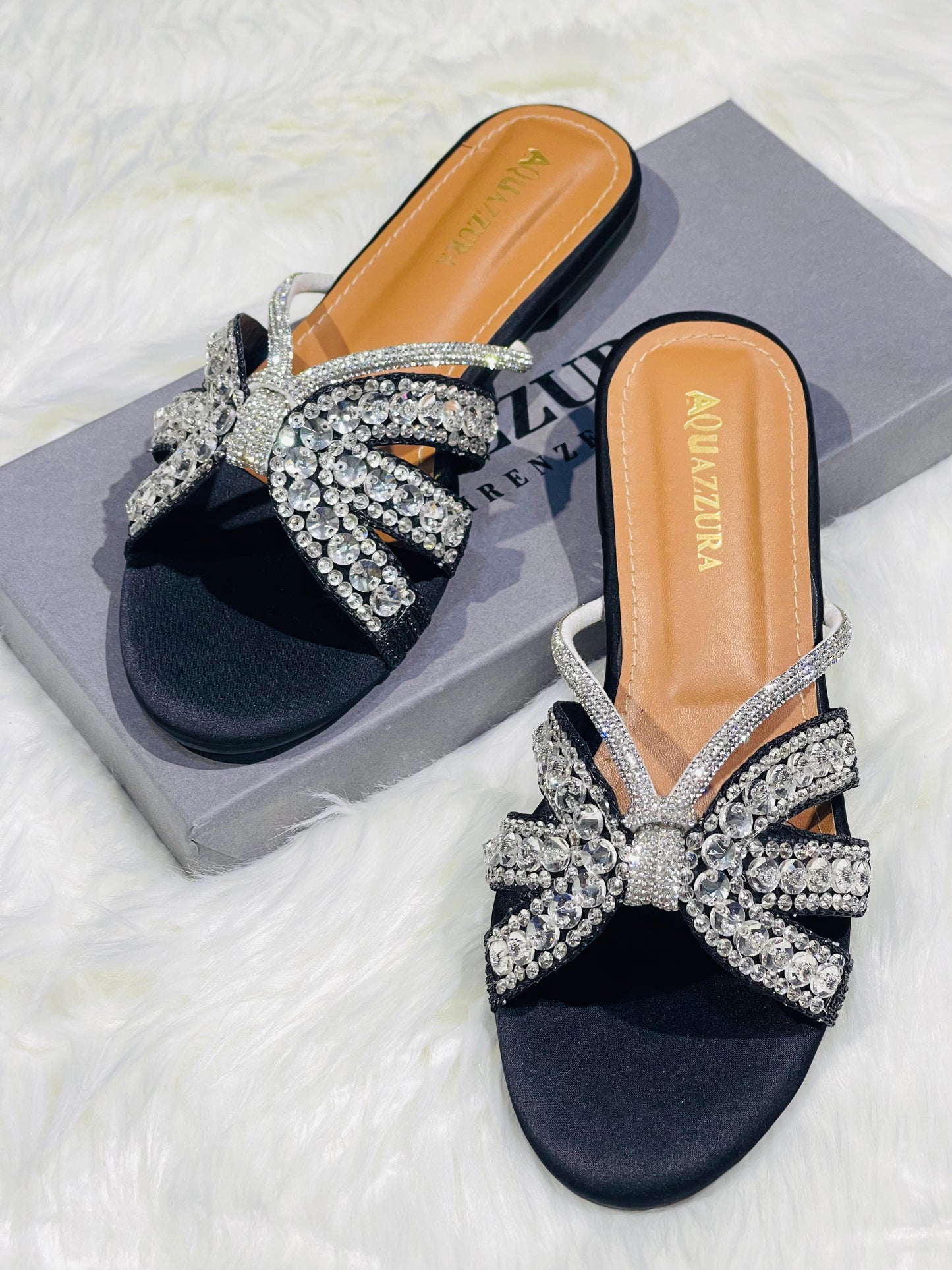 Aquazzura Embroidered Flats EL018