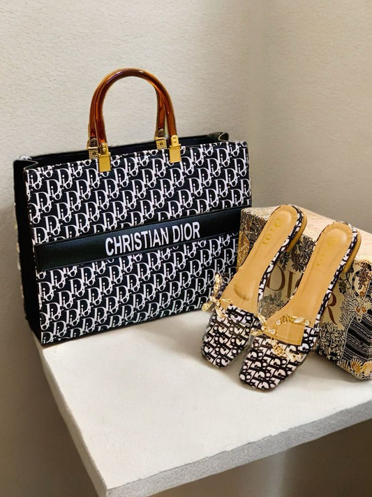 The Dìòr Bag & Flat Combo