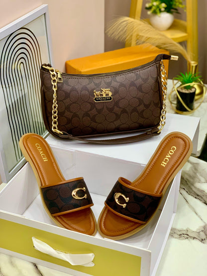 Còàch Slipper & Bag Cómbo Sèt