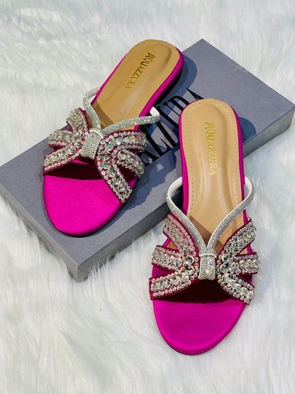 Aquazzura Embroidered Flats EL018