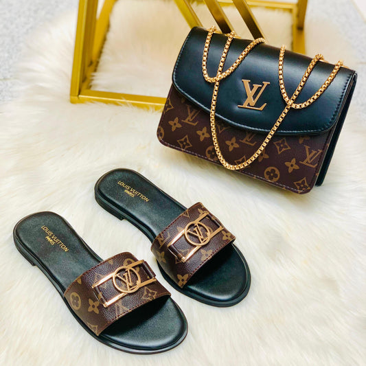 Løúìs Slipper & Bag