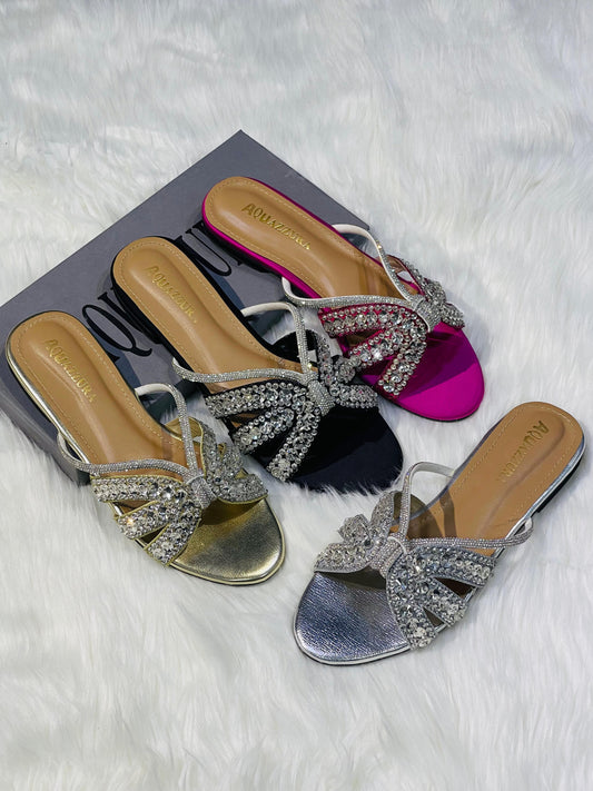 Aquazzura Embroidered Flats EL018