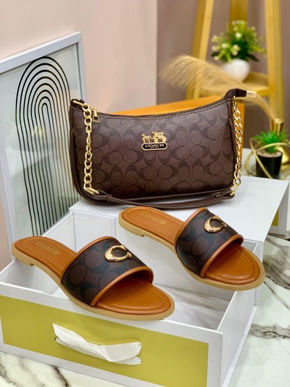 Còàch Slipper & Bag Cómbo Sèt