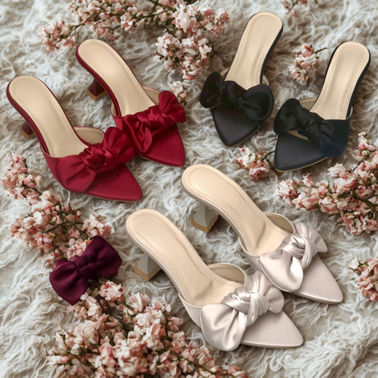 Naya Bow-Tissue Heel EL048