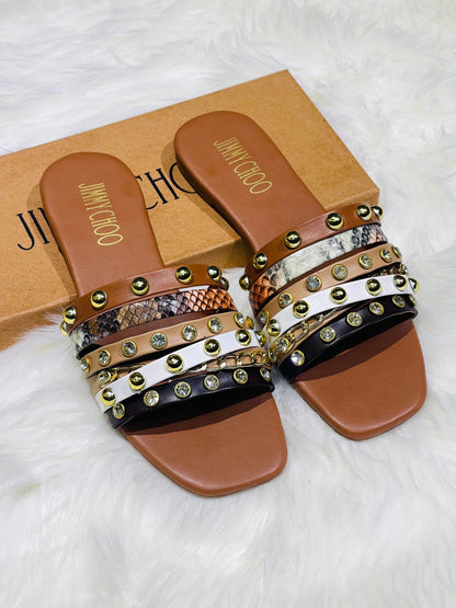 JC Studded Flats EL010
