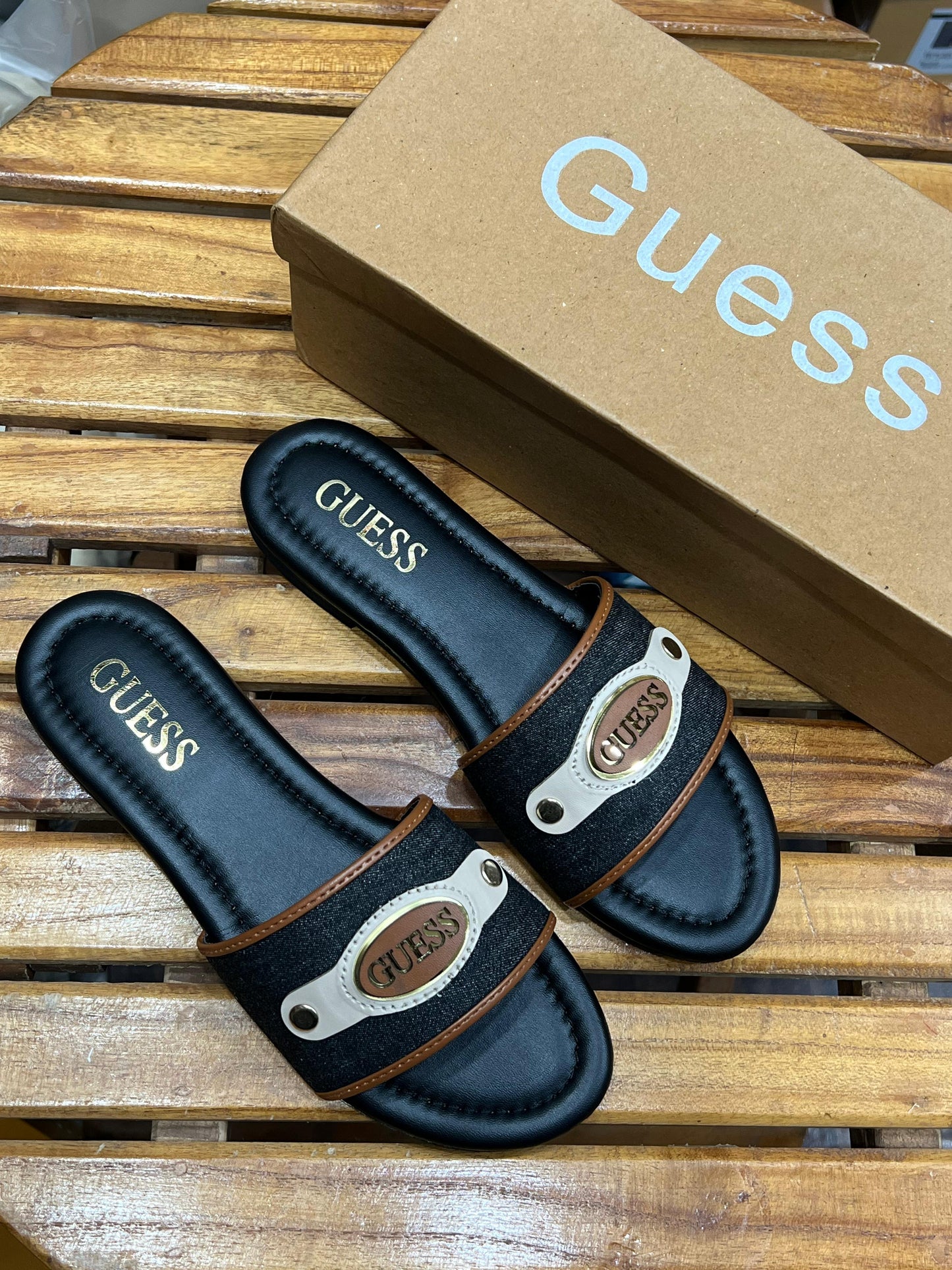 Gùess Denim Flats EL005