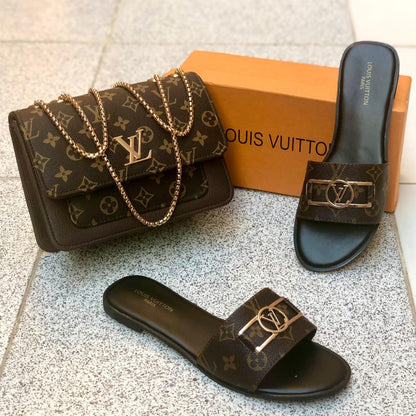 Slipper & bag