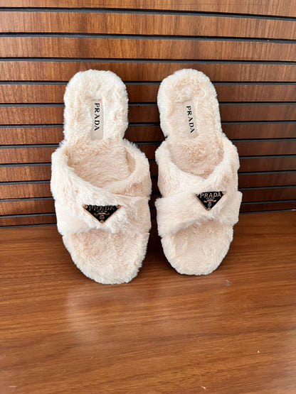 Prádà Fur Slides EL054