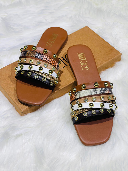 JC Studded Flats EL010